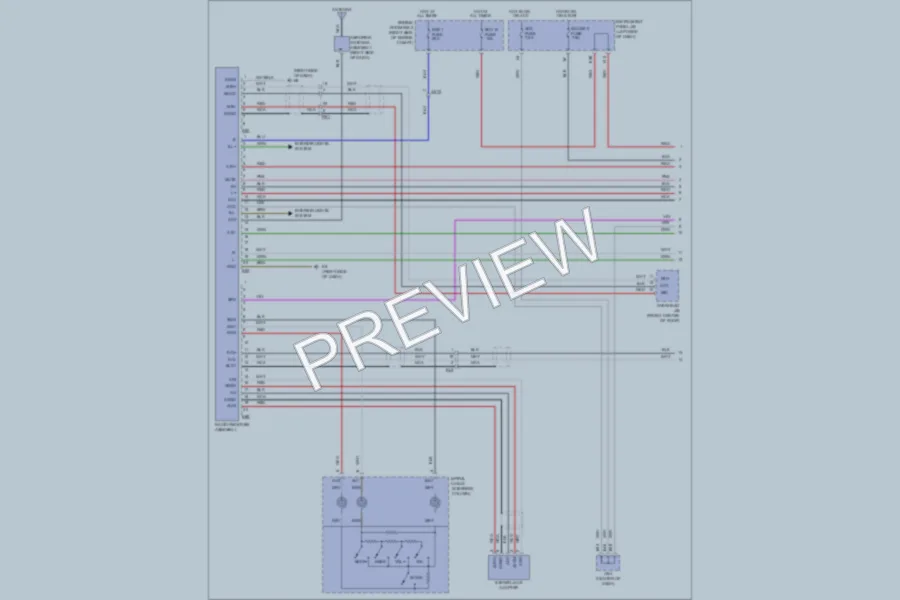 2011 Toyota RAV4 Radio wiring diagram preview