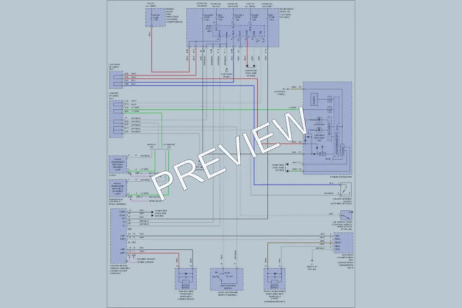 2011 Toyota RAV4 Warning Systems wiring diagram preview