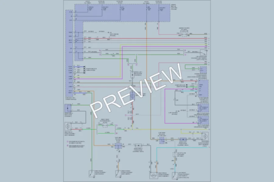 2011 Toyota Sequoia Interior Lights wiring diagram preview