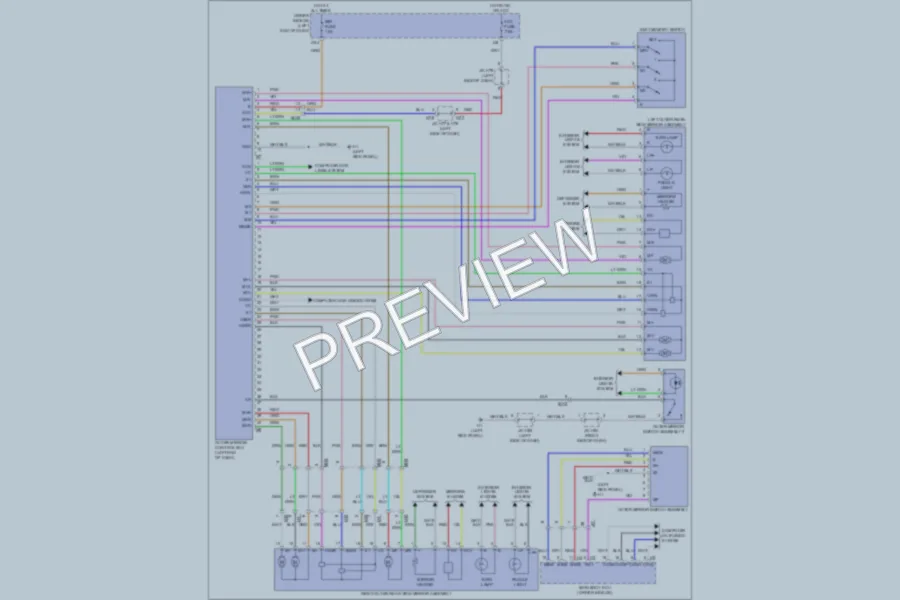 2011 Toyota Sequoia Memory Systems wiring diagram preview