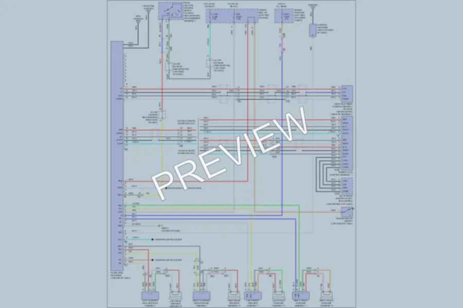 2011 Toyota Sequoia Navigation wiring diagram preview