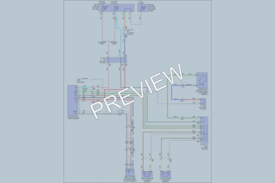 2011 Toyota Sequoia Power Mirrors wiring diagram preview