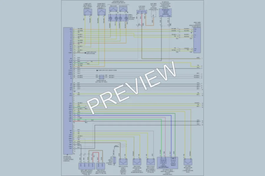2011 Toyota Sequoia Supplemental Restraints wiring diagram preview