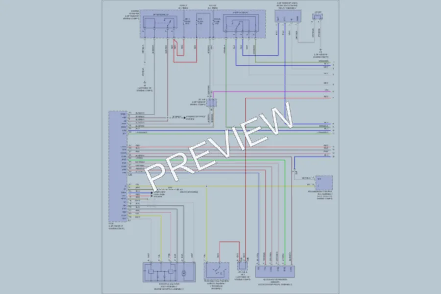 2011 Toyota Sienna Cruise Control wiring diagram preview