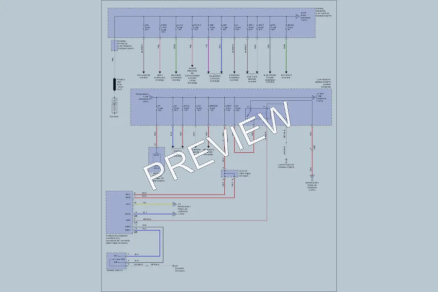 2011 Toyota Sienna Power Distribution wiring diagram preview