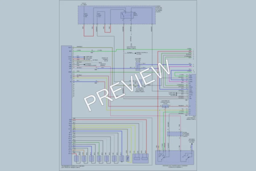 2011 Toyota Sienna Transmission wiring diagram preview