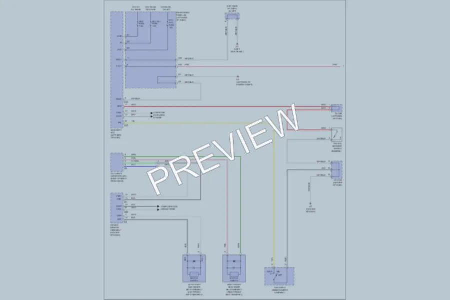 2011 Toyota Sienna Warning Systems wiring diagram preview