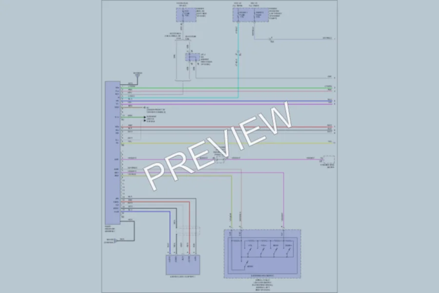 2011 Toyota Tacoma Radio wiring diagram preview