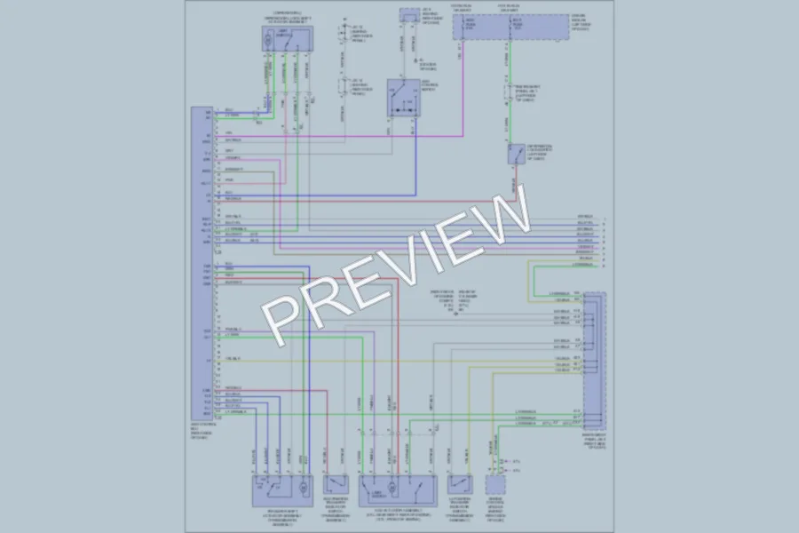 2011 Toyota Tacoma Transmission wiring diagram preview