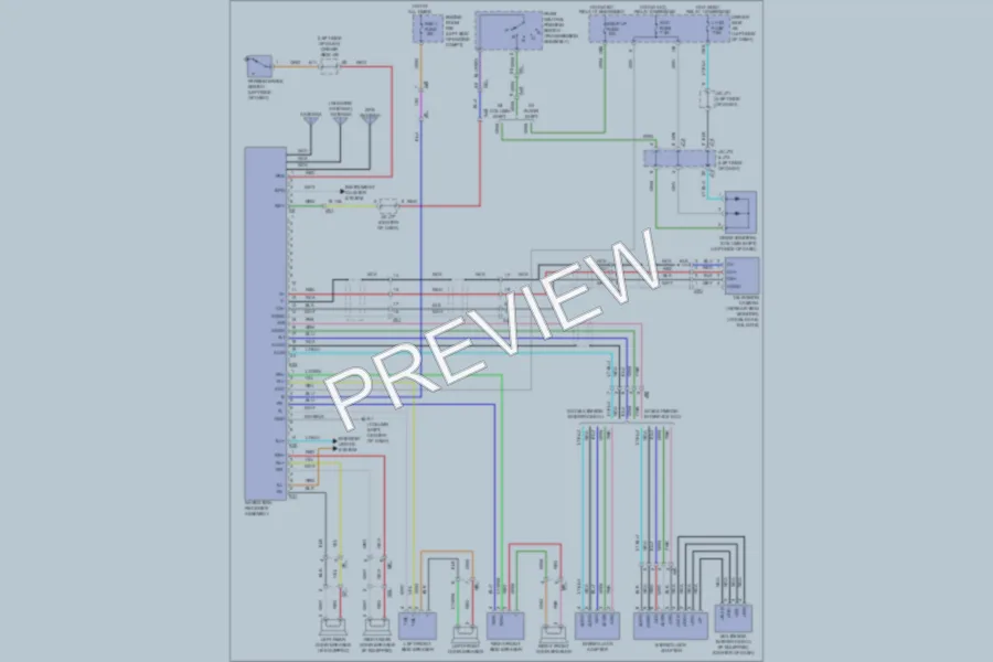 2011 Toyota Tundra Navigation wiring diagram preview