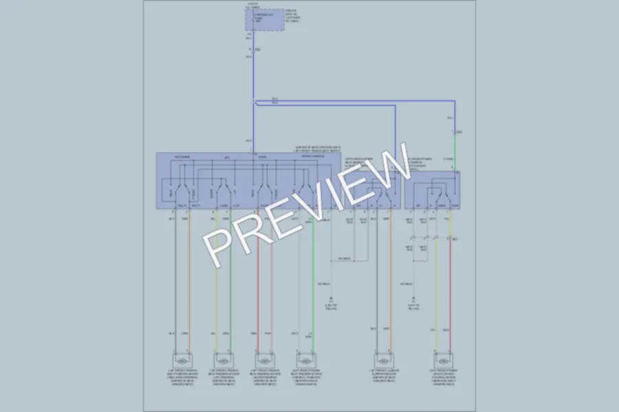 2011 Toyota Tundra Power Seats wiring diagram preview