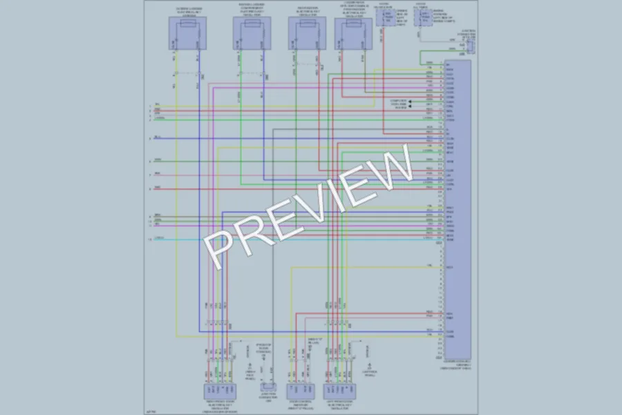 2011 Toyota Venza Anti Theft wiring diagram preview