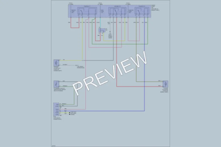 2011 Toyota Venza Cooling Fan wiring diagram preview