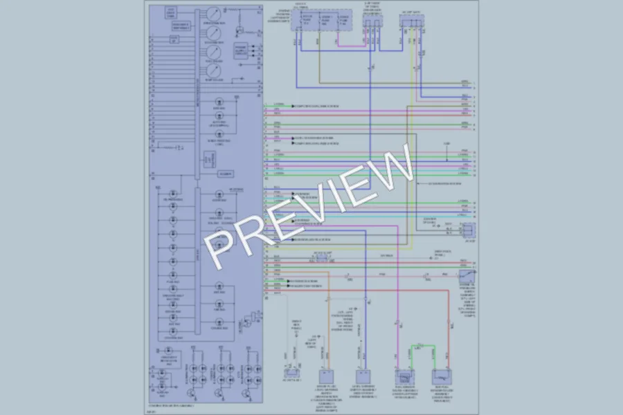 2011 Toyota Venza Instrument Cluster wiring diagram preview