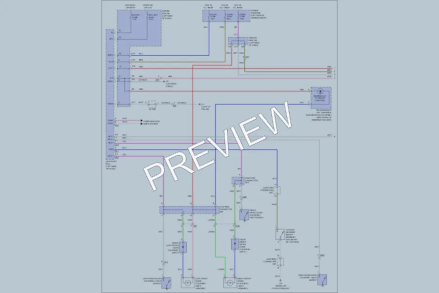 2011 Toyota Venza Interior Lights wiring diagram preview