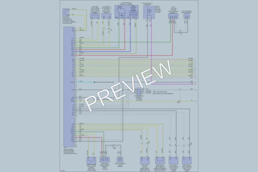 2011 Toyota Venza Supplemental Restraints wiring diagram preview