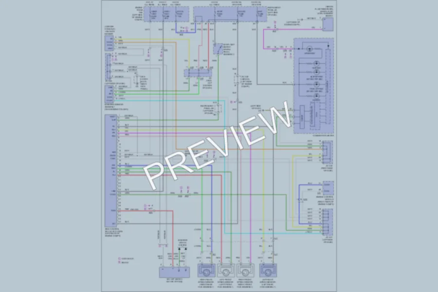 2011 Toyota Yaris Anti Lock Brakes wiring diagram preview