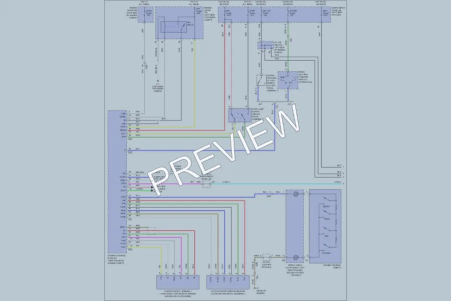 2011 Toyota Yaris Cruise Control wiring diagram preview
