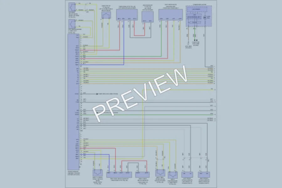 2011 Toyota Yaris Supplemental Restraints wiring diagram preview
