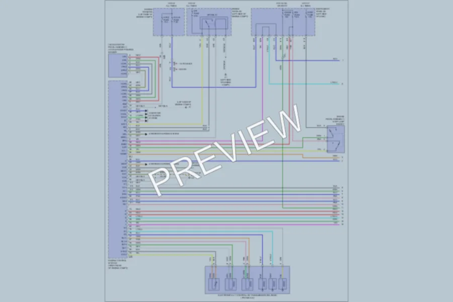 2011 Toyota Yaris Transmission wiring diagram preview
