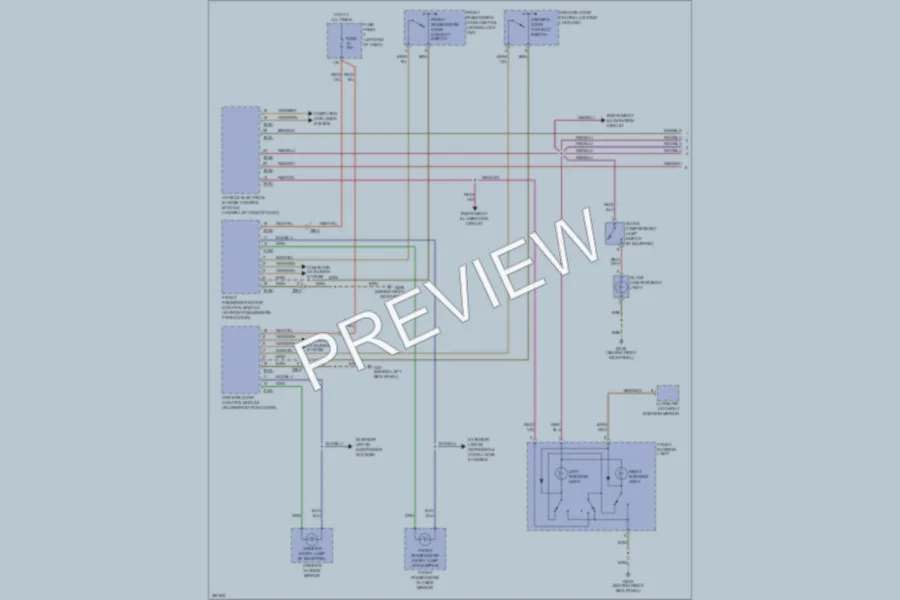 2011 Volkswagen Eos Interior Lights wiring diagram preview