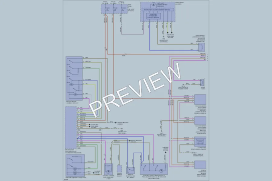 2011 Volkswagen Eos Power Door Locks wiring diagram preview