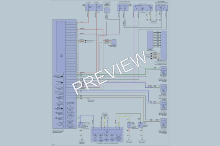 2011 Volkswagen GTI Anti Lock Brakes wiring diagram preview
