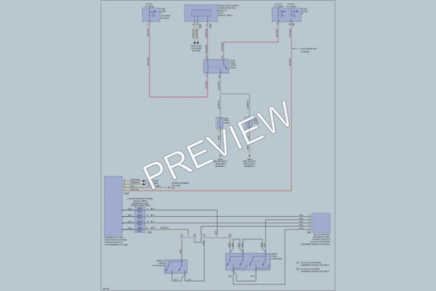 2011 Volkswagen Golf Horn wiring diagram preview