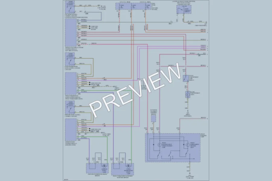 2011 Volkswagen Golf Interior Lights wiring diagram preview