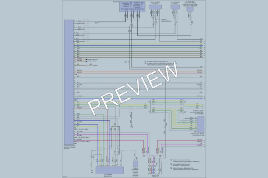 2011 Volkswagen Golf Navigation wiring diagram preview
