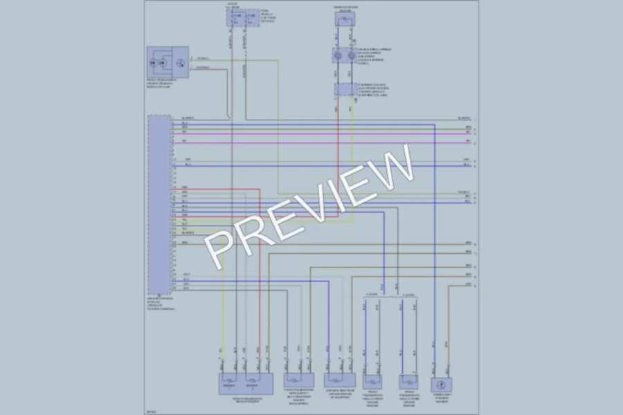 2011 Volkswagen Golf Supplemental Restraints wiring diagram preview