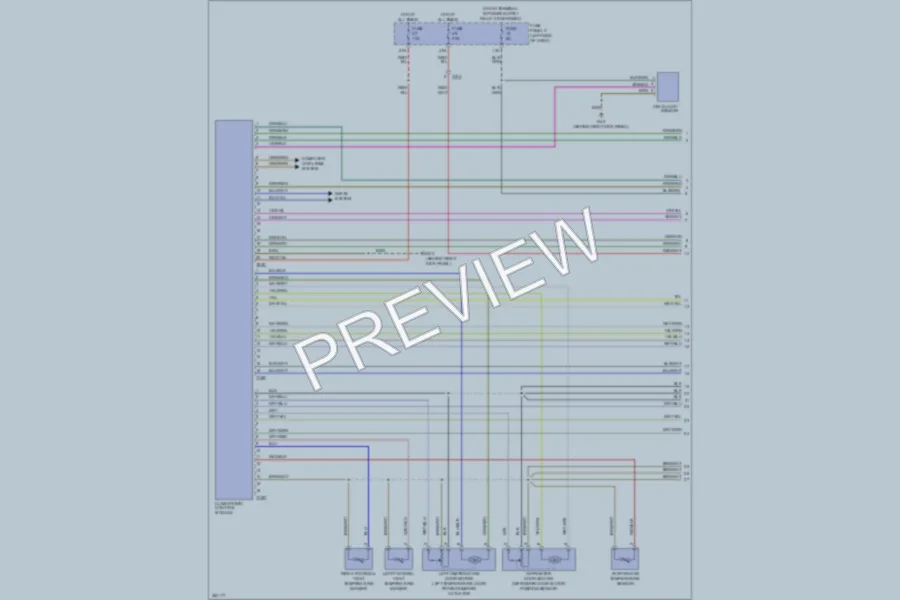 2011 Volkswagen 4D Sedan Air Conditioning wiring diagram preview