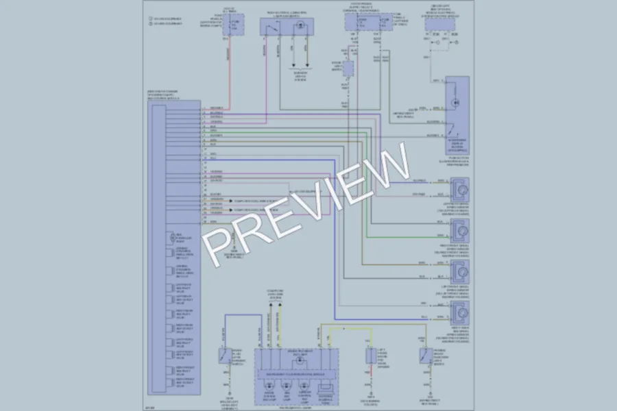 2011 Volkswagen 4D Sedan Anti Lock Brakes wiring diagram preview