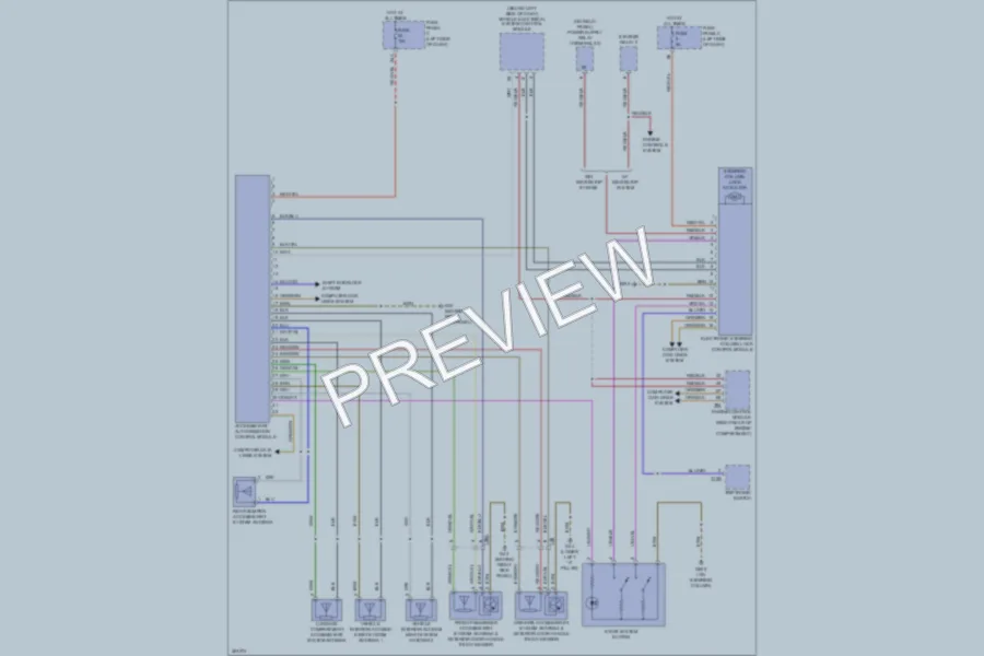 2011 Volkswagen 4D Sedan Anti Theft wiring diagram preview