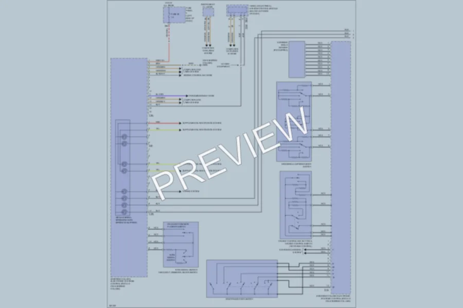 2011 Volkswagen 4D Sedan Body Control Modules wiring diagram preview