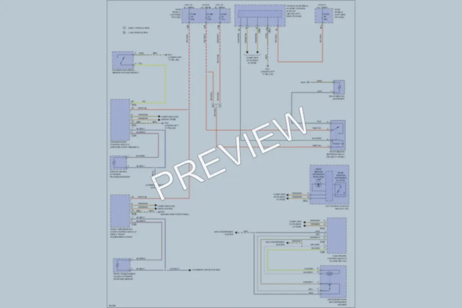 2011 Volkswagen 4D Sedan Defoggers wiring diagram preview