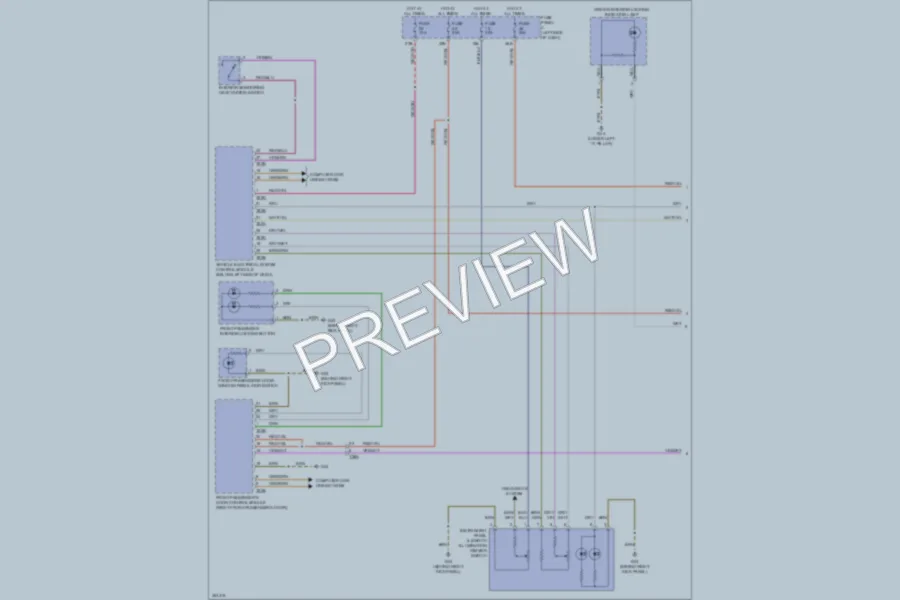 2011 Volkswagen 4D Sedan Interior Lights wiring diagram preview