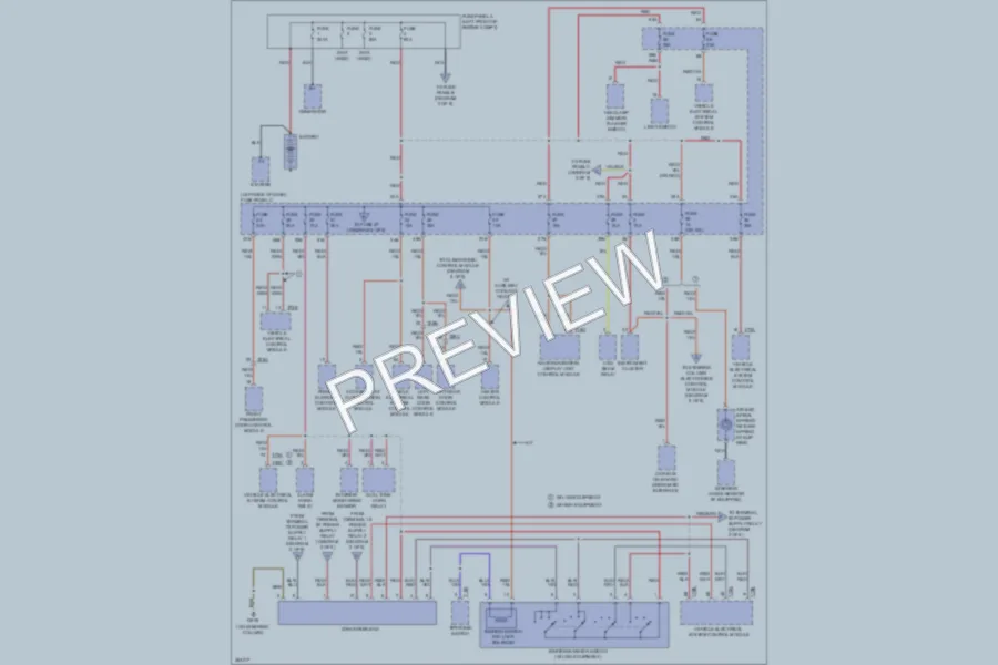 2011 Volkswagen 4D Sedan Power Distribution wiring diagram preview
