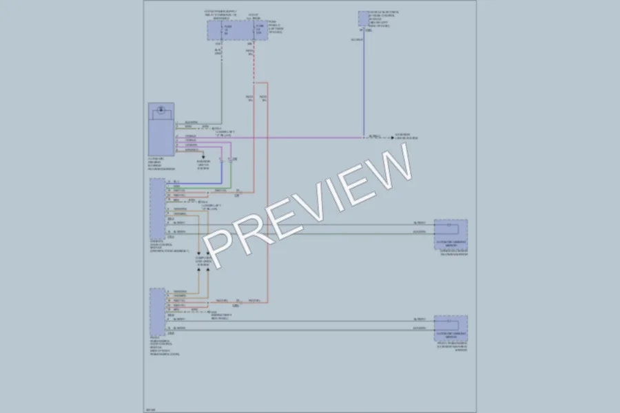 2011 Volkswagen 4D Sedan Power Mirrors wiring diagram preview