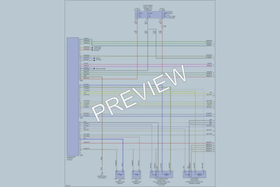 2011 Volkswagen 4D Wagon Air Conditioning wiring diagram preview