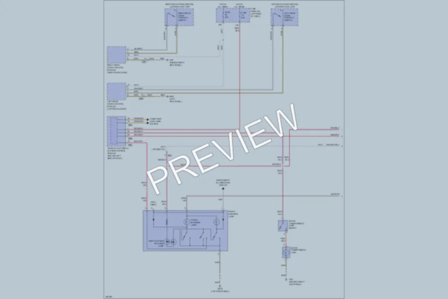 2011 Volkswagen 4D Wagon Interior Lights wiring diagram preview