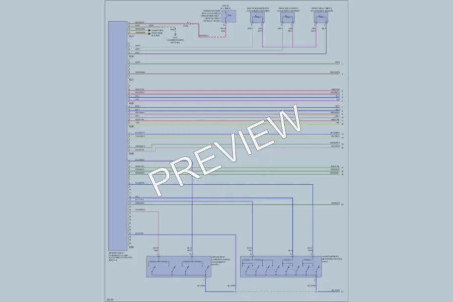 2011 Volkswagen 4D Wagon Memory Systems wiring diagram preview