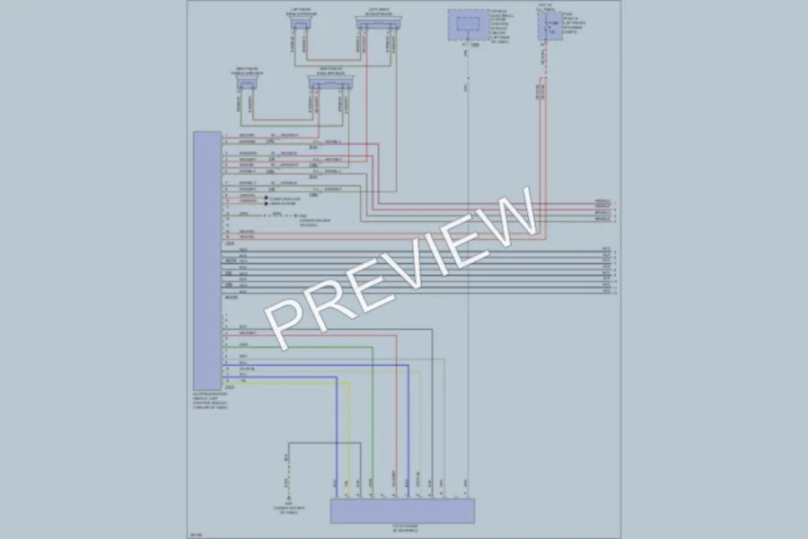 2011 Volkswagen 4D Wagon Navigation wiring diagram preview