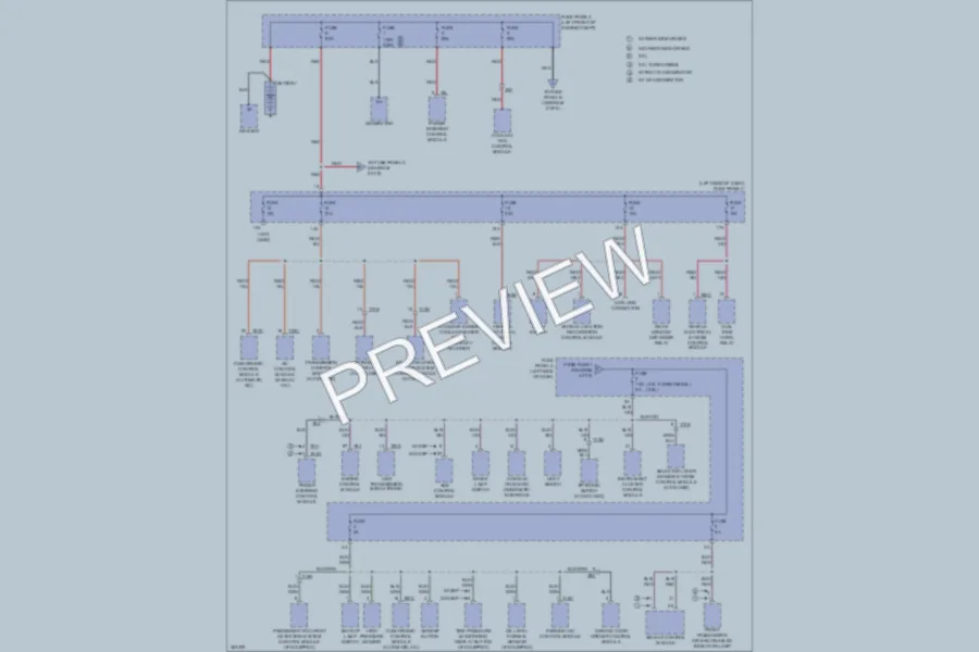 2011 Volkswagen 4D Wagon Power Distribution wiring diagram preview