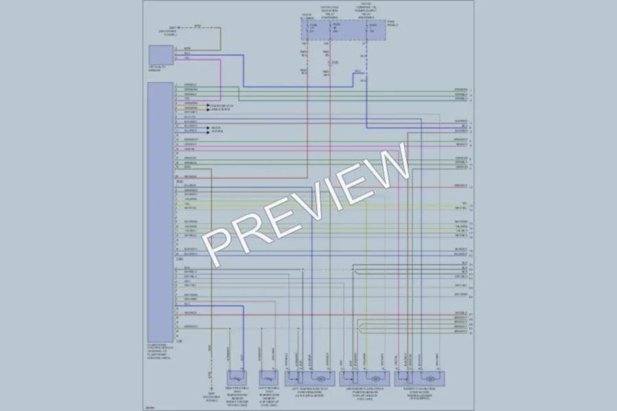 2011 Volkswagen PassatCC Air Conditioning wiring diagram preview