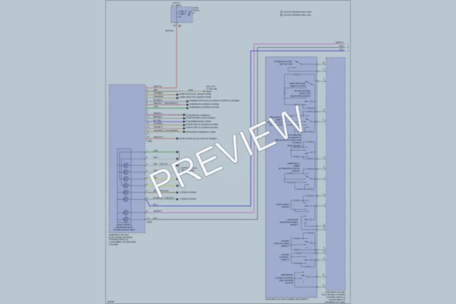 2011 Volkswagen PassatCC Body Control Modules wiring diagram preview