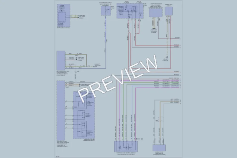 2011 Volkswagen PassatCC Cruise Control wiring diagram preview