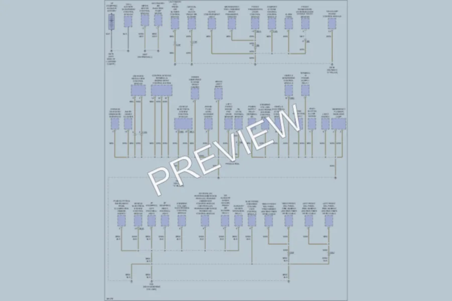 2011 Volkswagen PassatCC Ground Distribution wiring diagram preview