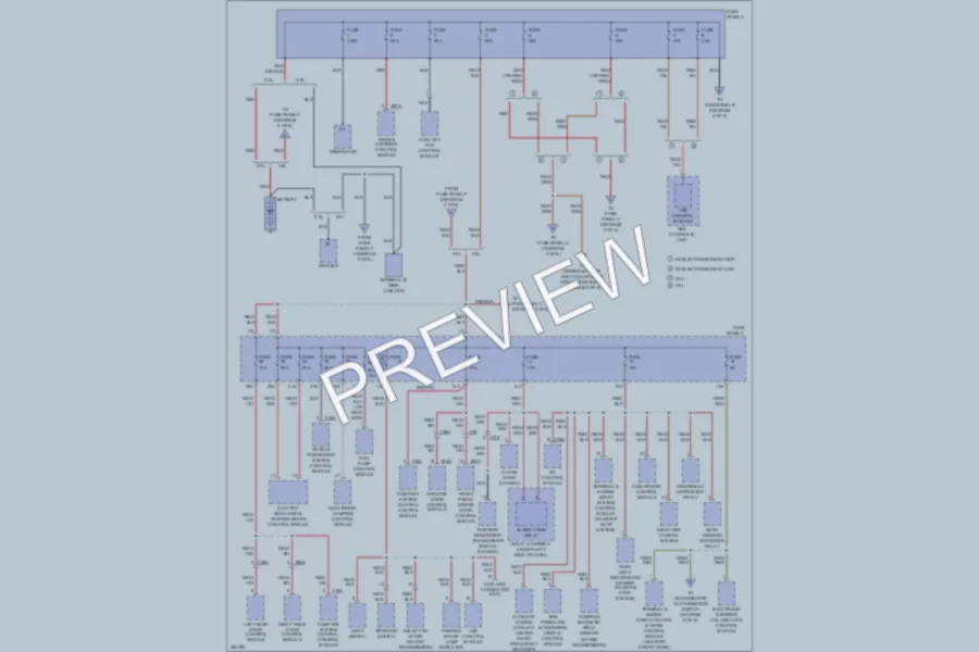 2011 Volkswagen PassatCC Power Distribution wiring diagram preview