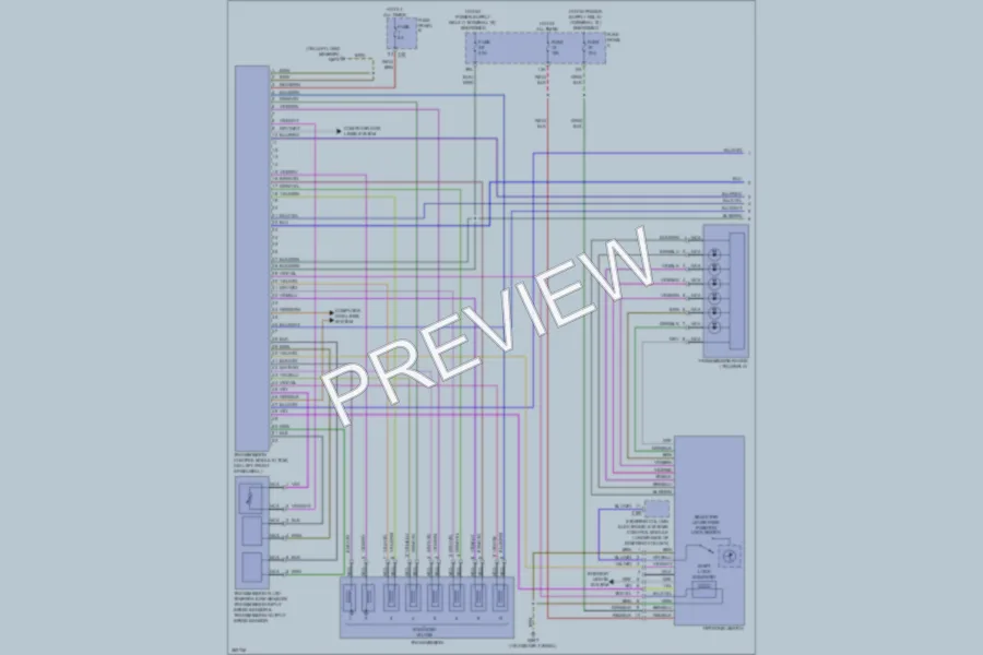 2011 Volkswagen PassatCC Transmission wiring diagram preview